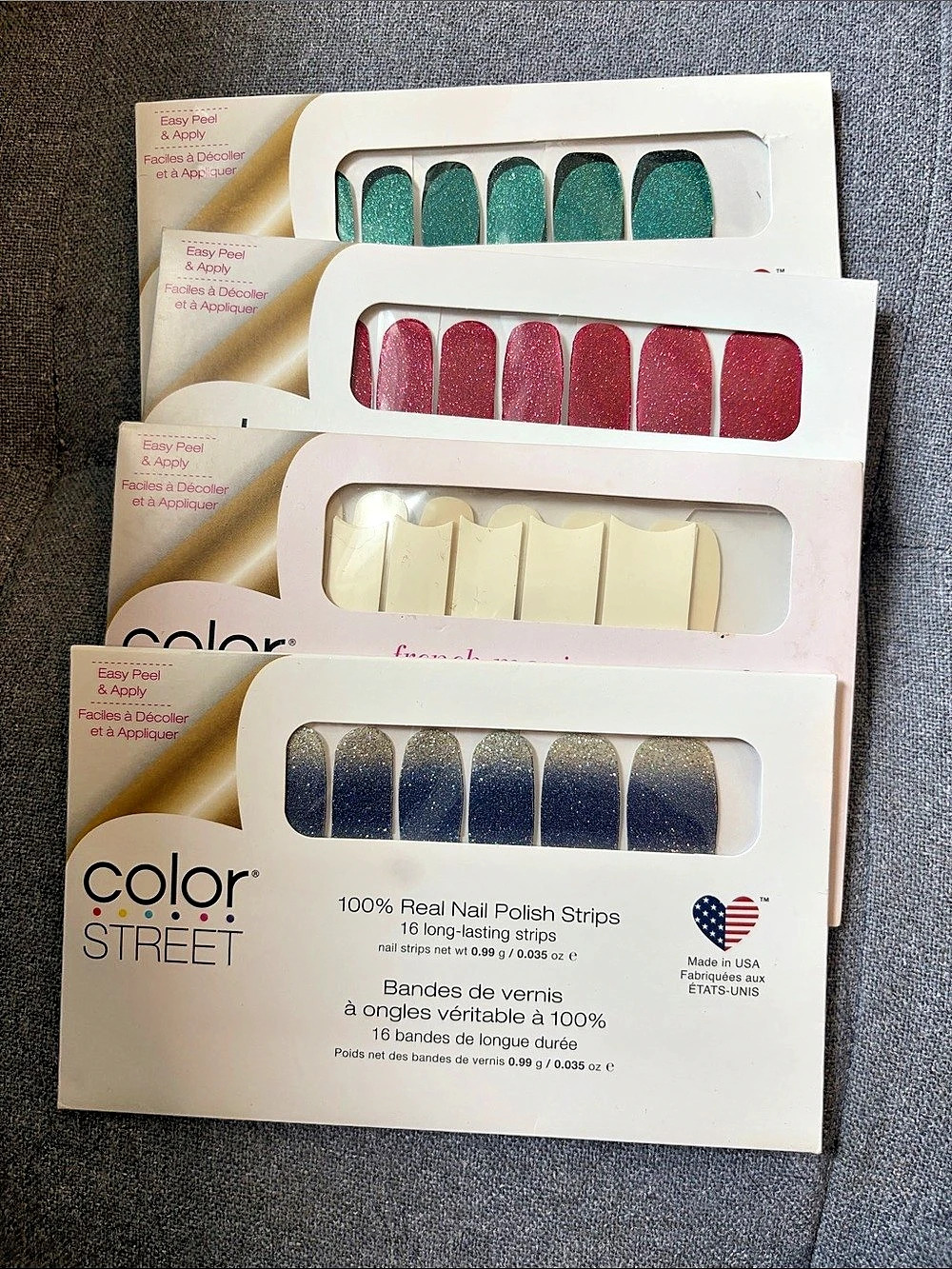 Color Street Nail stickers Bundle of 4